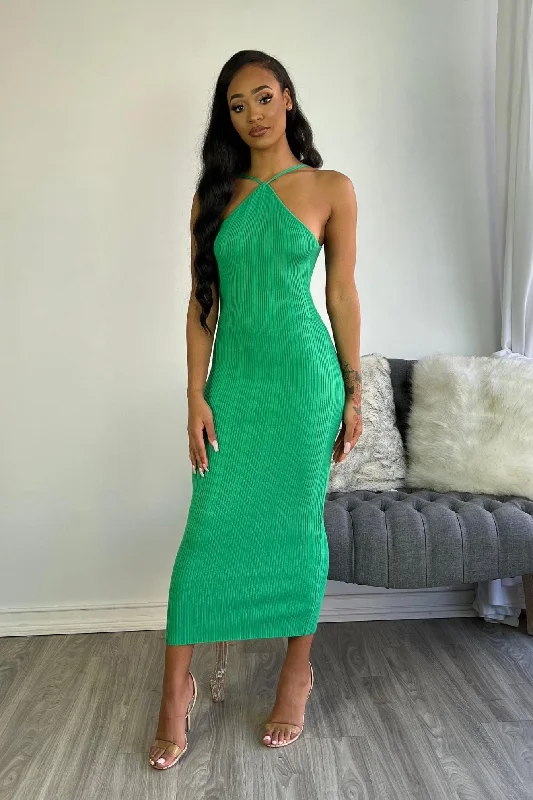 Eden Halter Maxi Spring Dress