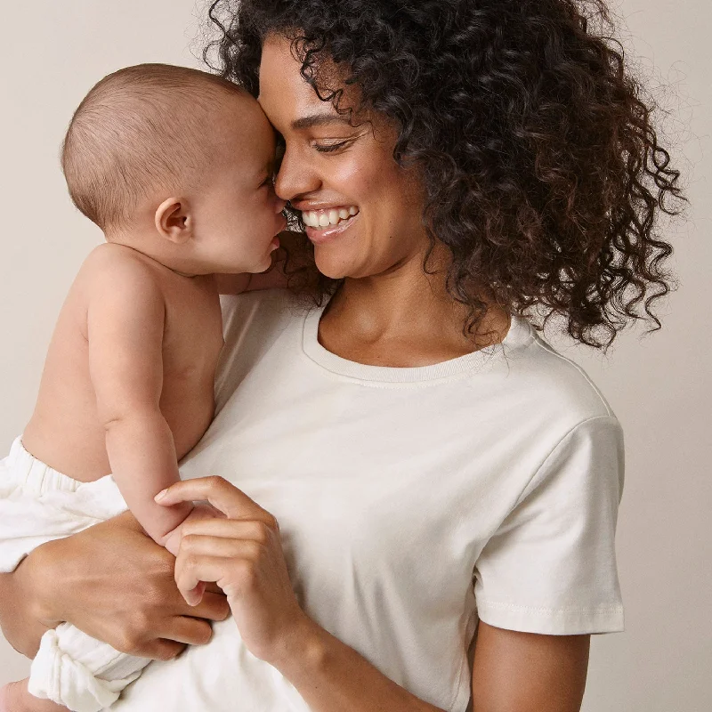 Cotton Maternity Tee - Tofu Handmade Hand-knitted Hand-woven