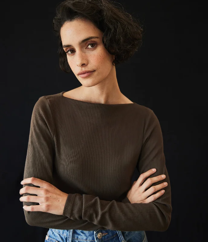 Clarke Ruched Tee Handmade Hand-knitted Hand-woven