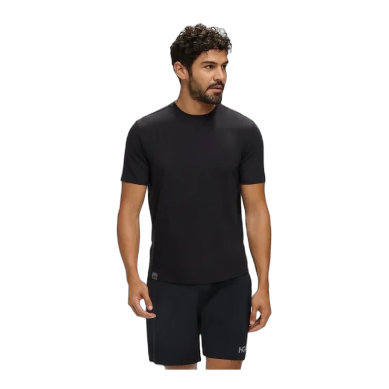 HOKA Essential Tee Denim Fabric Leather Fabric Suede Fabric
