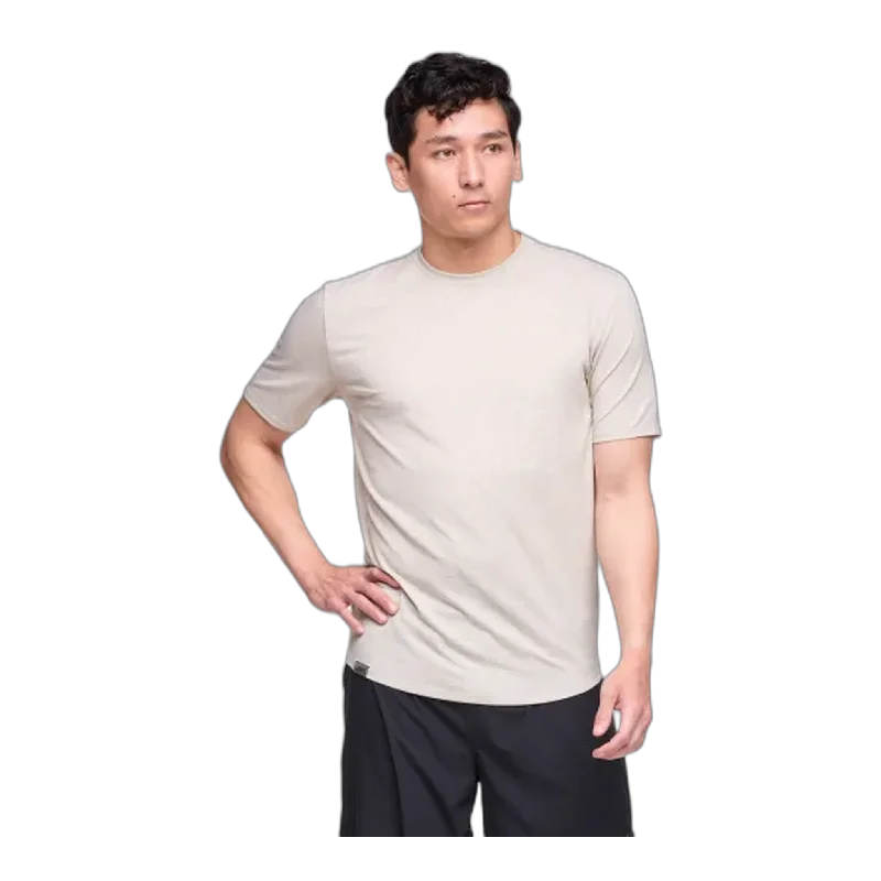 Men's HOKA Essential Tee Notch Collar Peter Pan Collar Cowl Neck