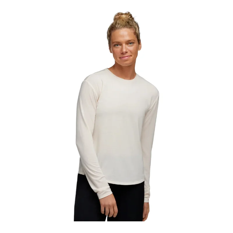 Women's Essential LS Tee Sequined Glittery Shiny