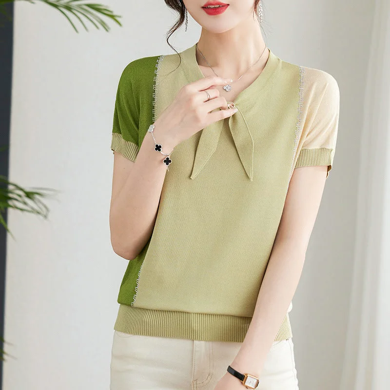 NiDELL Mother's Day Clothes Mom Summer Clothes Short Sleeve Ice Silk T-shirt Fashion Shirt . New Sweater for Middle-Aged and Elderly People Terry Blend Velvet Blend Canvas Blend NiDELL Mother's Day Clothes Mom Summer Clothes Short Sleeve Ice Silk T-shirt Fashion Shirt . New Sweater for Middle-Aged and Elderly People Terry Blend Velvet Blend Canvas Blend