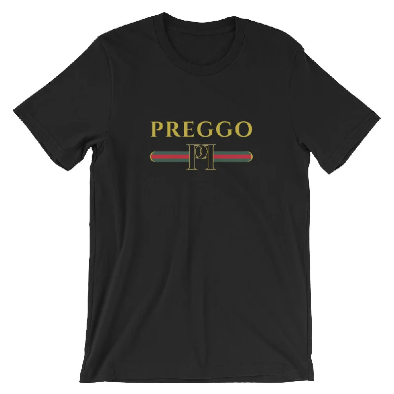 Preggo Double P T-Shirt Print Jacquard Patchwork