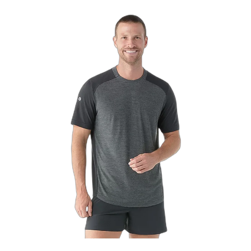 Active Mesh Short Sleeve Tee Thin T-Shirt Open Front Quick Dry