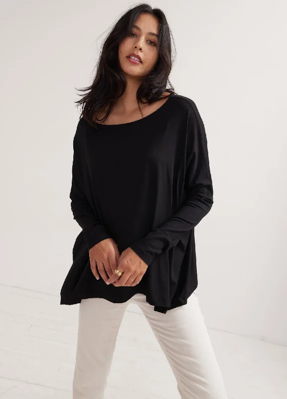The Perfect Longsleeve Tee Mesh Fabric Canvas Fabric Denim Fabric