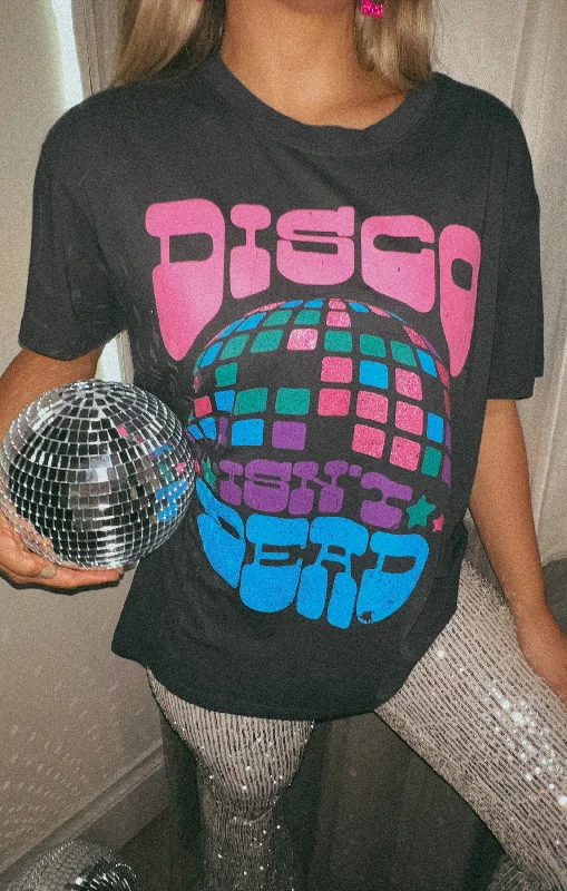 Travis Tee ~ Disco Graphic Mesh Blend Leather Blend Suede Blend