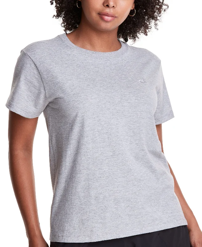 Champion Womens Classic T-Shirt Fleece Nylon Spandex