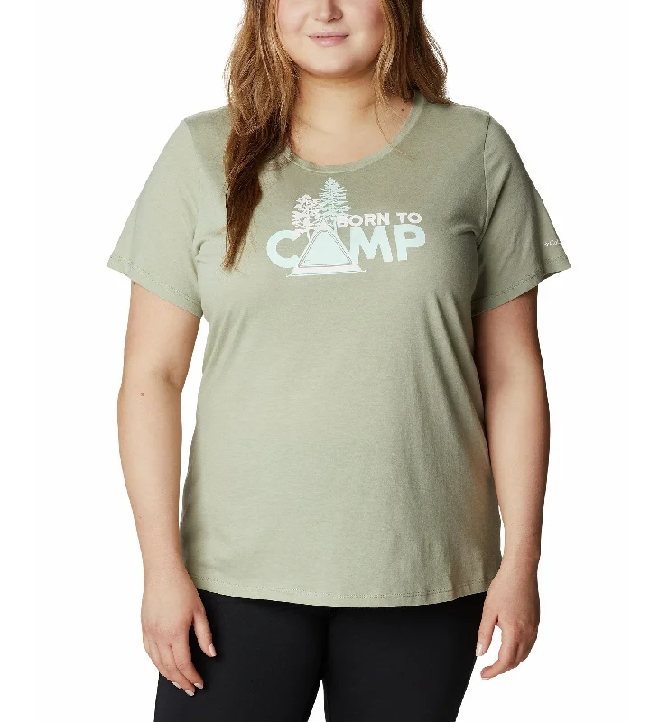 Columbia Plus Size Daisy Days Graphic T-Shirt Solid Color Striped Floral