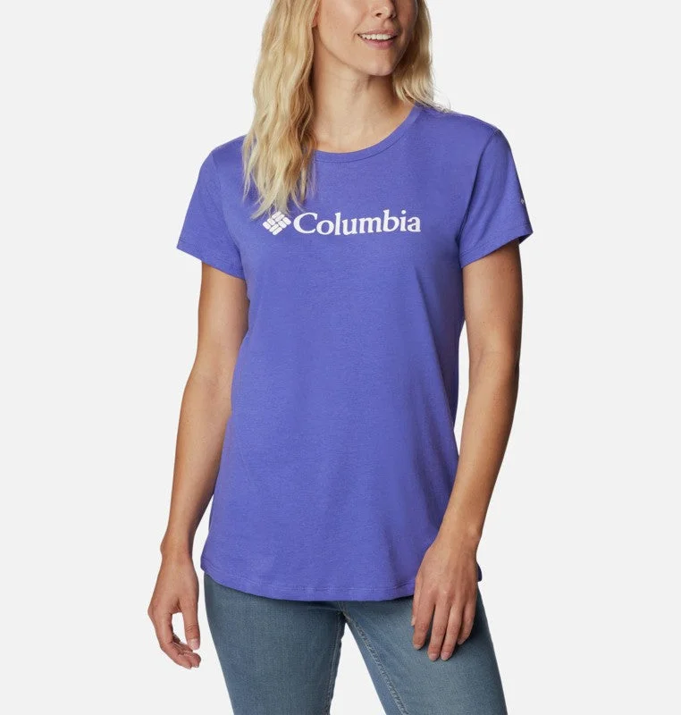 Columbia Trek SS Graphic Tee-PURPLE Terry Blend Velvet Blend Canvas Blend