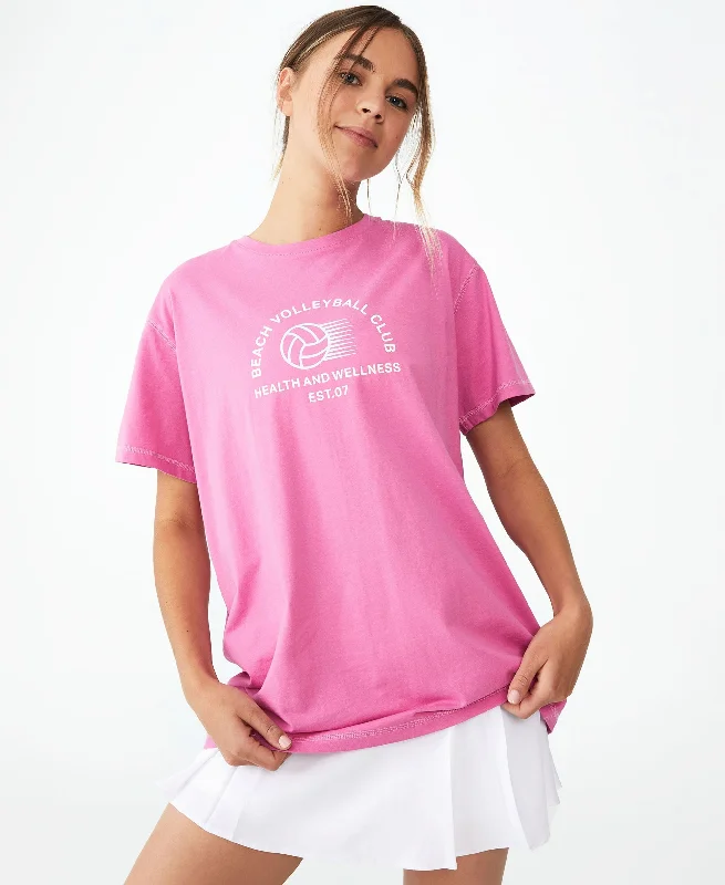 Cotton On Body Womens Active Organic T-Shirt Layered Multi-layer Single Layer