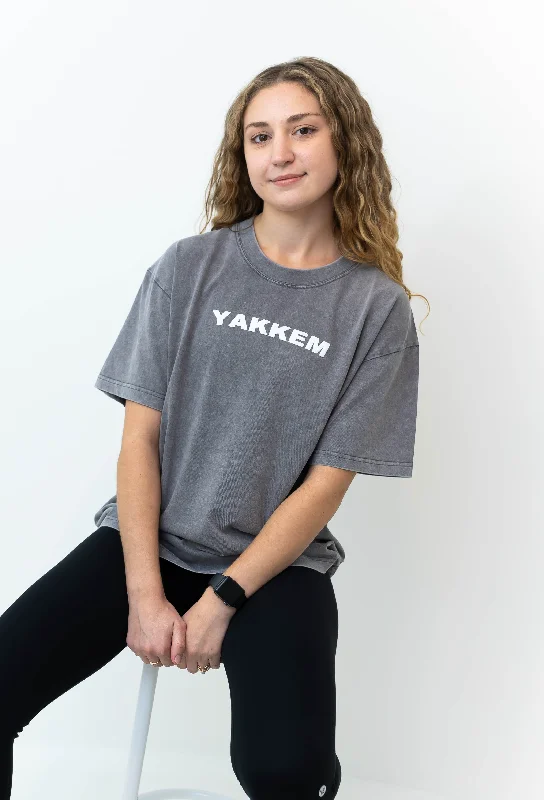 Faded Truth Tee Asymmetrical Pockets Print