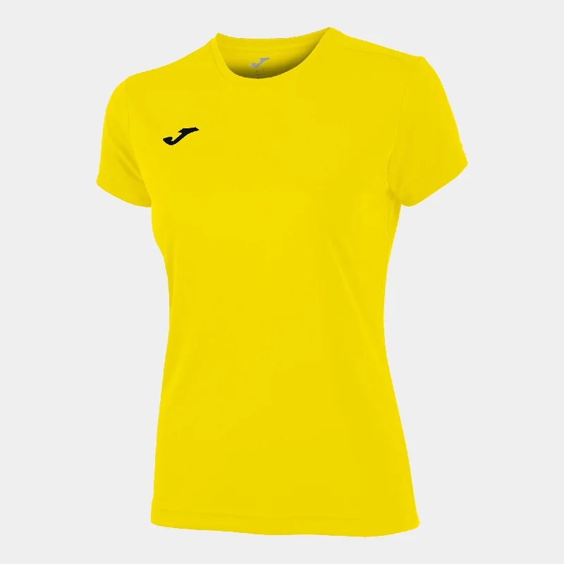 JOMA Ladies Combi Tee -YELLOW Polka Dot Checkered Tartan