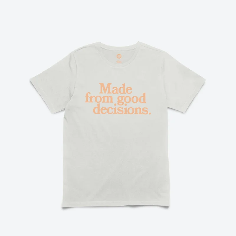 MFGD Tee | Cool Grey Collared T-Shirt Boat Neck A-Line