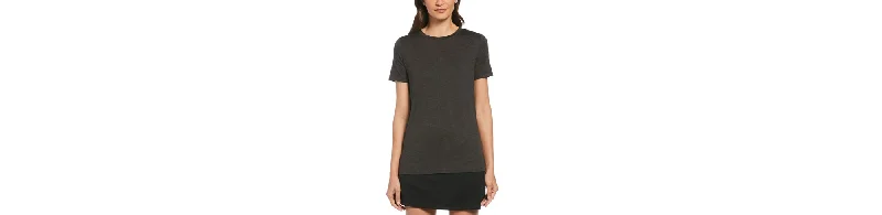 Pga Tour Womens Cutout T-Shirt Rayon Fabric Velvet Fabric Corduroy Fabric