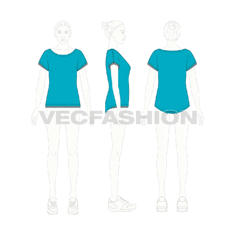 Women's Pre Workout Tee Zippered Front Buttoned Front Snap Front