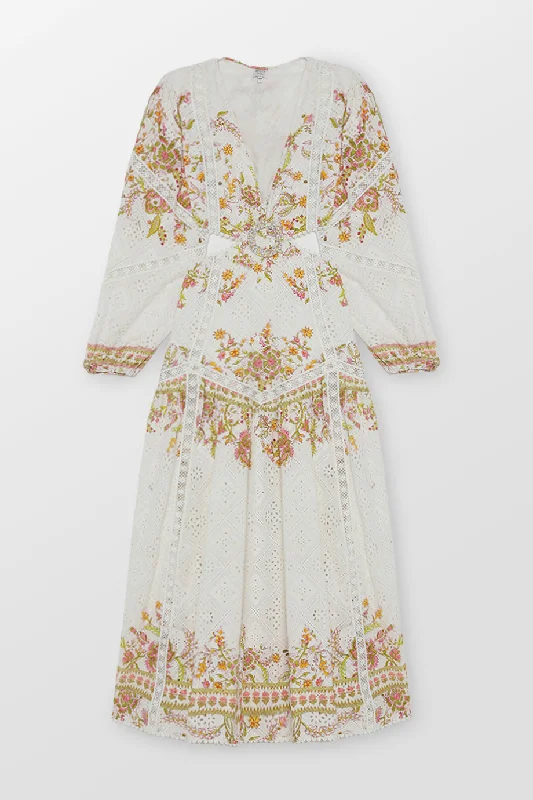 Aira Maxi Dress Fashionable Maxi Dress with Fringe