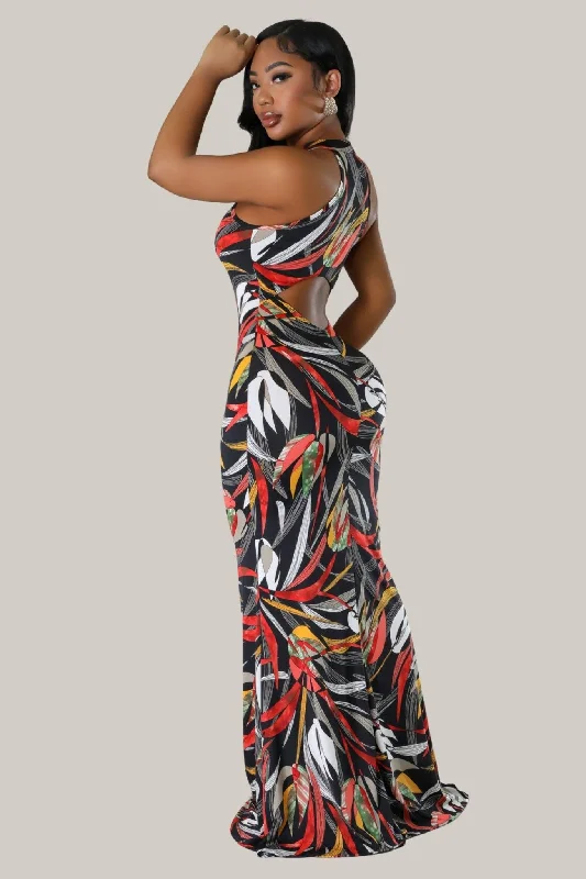 Chic Elegance Maxi Dress Comfortable Bohemian Maxi Dress