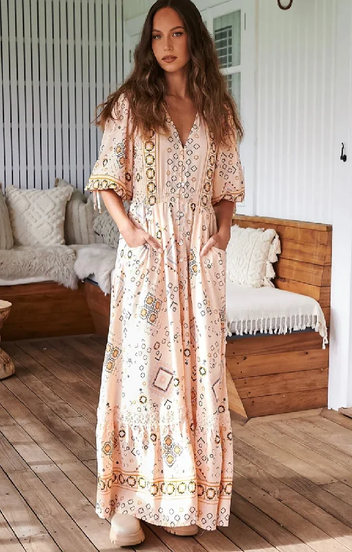 Elise Maxi Dress Cozy Spaghetti Strap Maxi Dress