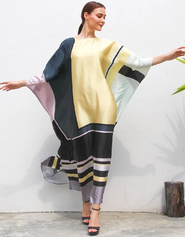 Peach Yellow Heavy Designer Digital Printed Maxi Dress Style Kaftan Elegant Maxi Dress with Ruffles Peach Yellow Heavy Designer Digital Printed Maxi Dress Style Kaftan Elegant Maxi Dress with Ruffles