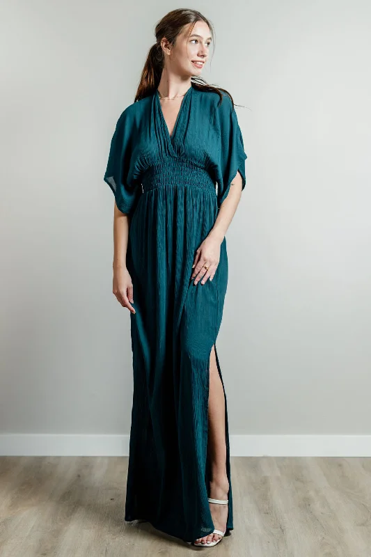 Tori's Tie Back Maxi Dress Fashionable Sheer Maxi Dress