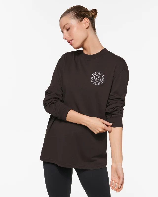 KETANI OVERSIZED LONG SLEEVE TEE Basic T-Shirt Crew Neck Short Sleeve