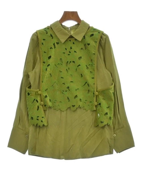 AMERI Blouses Mandarin Collar Blouse