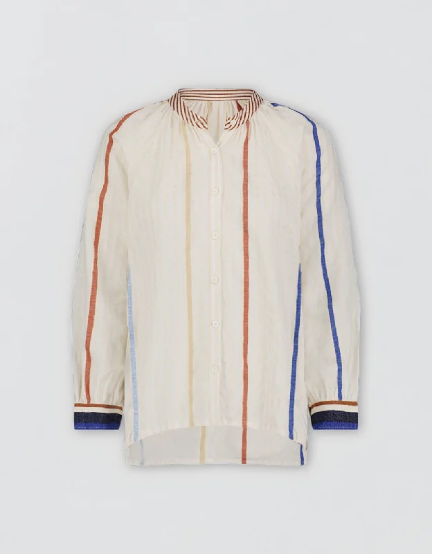 lemlem mita button up blouse Elegant Silk Blouse