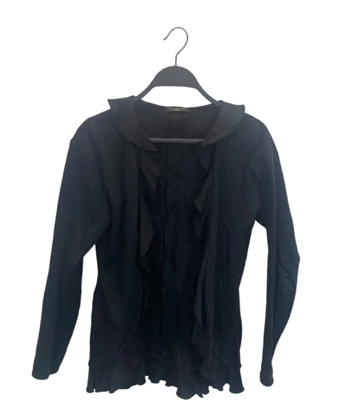 VIVAYOU/LS Blouse/M/Cotton/BLK/ Lightweight Tunic Blouse