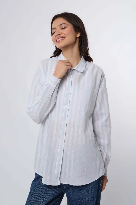 Blouse Pleated Collar Blouse