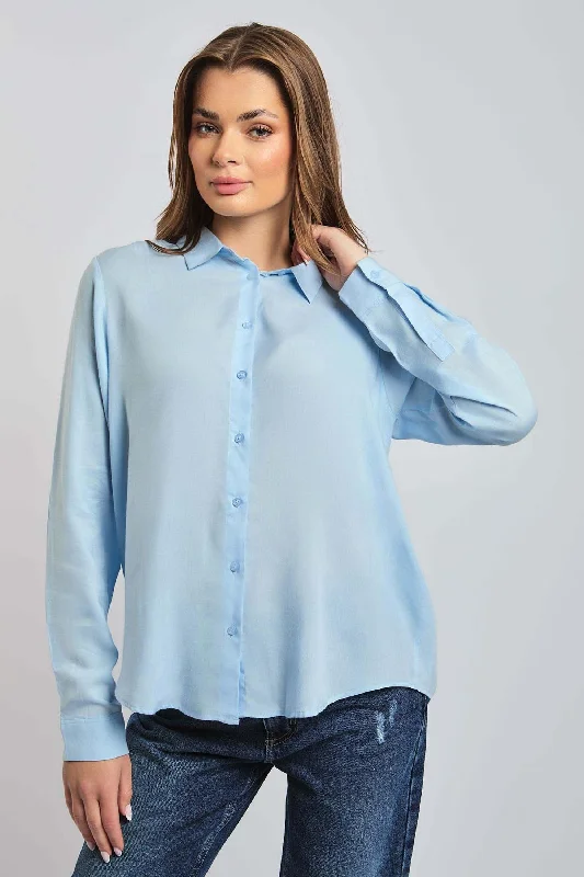 Blouse Pleated Collar Blouse