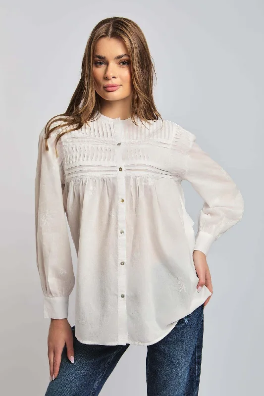 Blouse Off-Shoulder Wrap Blouse