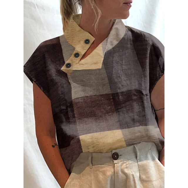 Large Plaid Yellow