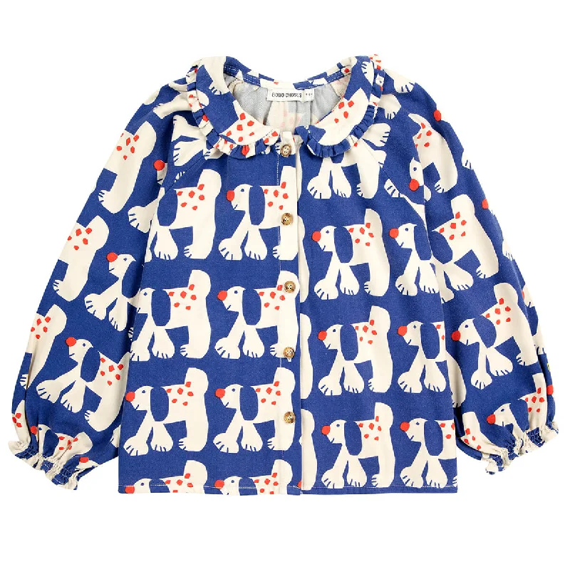 Fairy Dog AOP Blouse by Bobo Choses Lightweight Linen Blouse