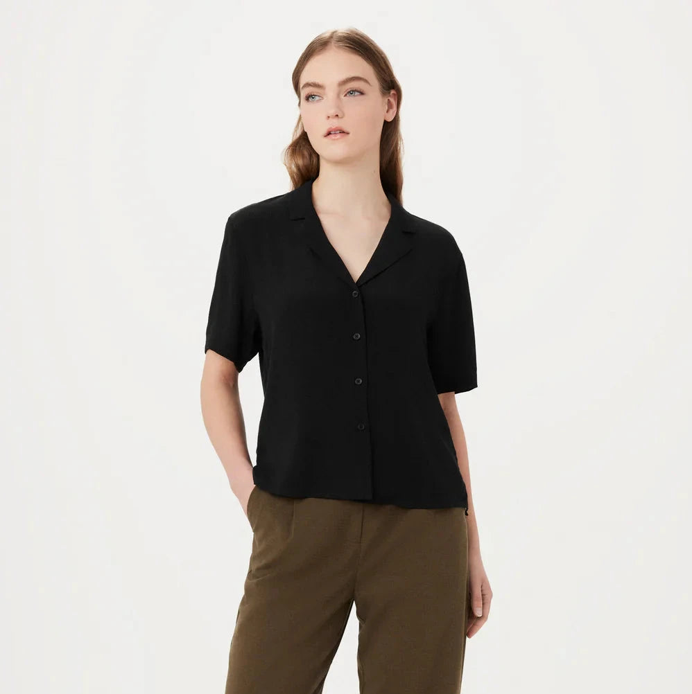 Frank And Oak - The Camp Collar Blouse Feminine Pastel Blouse