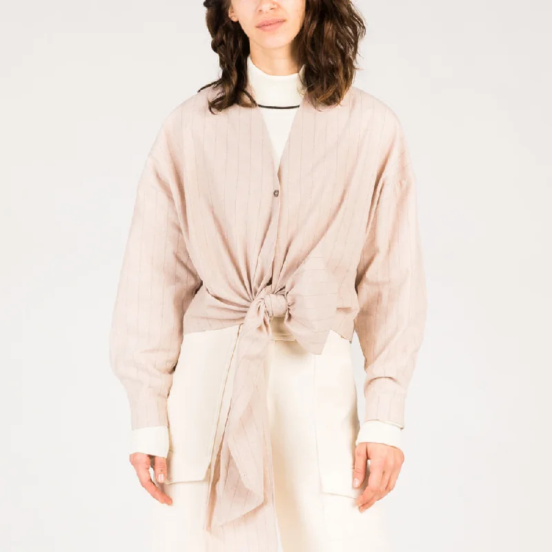 Striped Blouse Classic Minimalist Blouse