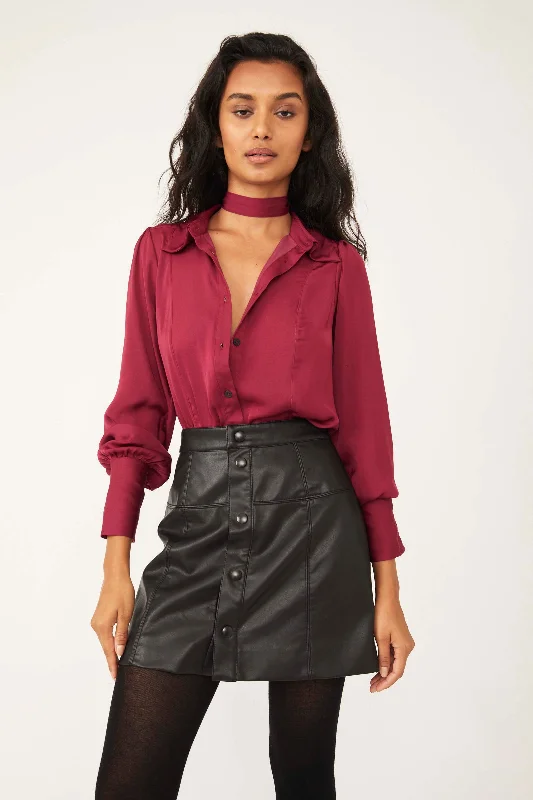 LALA BLOUSE Chic Wrap Blouse