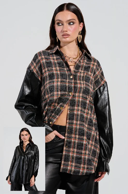 LANA BUTTON DOWN MULTI FUNCTION BLOUSE Satin Bow Blouse