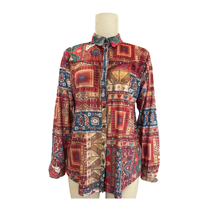Makenzi Velvet Blouse Tasha Polizzi Office-Ready Blouse