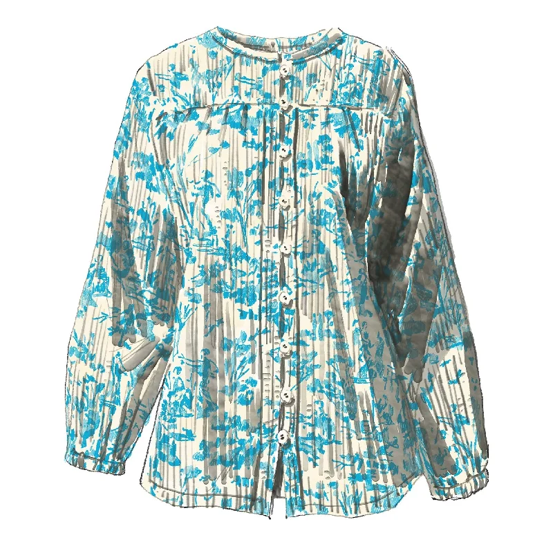 Toile Blouse Stretchy Fitted Blouse