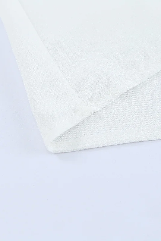 Versatile Off-the-Shoulder Blouse Mandarin Collar Blouse