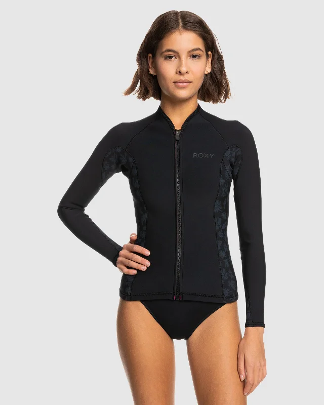 Womens 1mm Swell Series Wetsuit Jacket Appliqued Jacket Beaded Jacket Sequined Jacket Womens 1mm Swell Series Wetsuit Jacket Appliqued Jacket Beaded Jacket Sequined Jacket