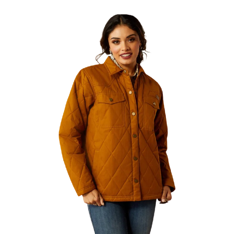 Ariat Women's Grizzly Quilted Barn Chesnut Horse Jacket Hoodie Zip-Up Jacket Button-Up Jacket Ariat Women's Grizzly Quilted Barn Chesnut Horse Jacket Hoodie Zip-Up Jacket Button-Up Jacket