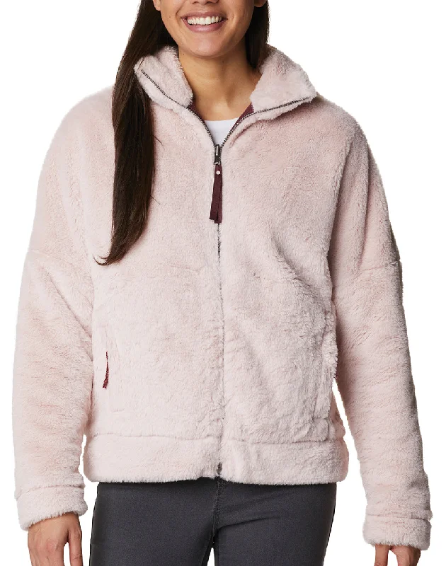 Women's Columbia Bundle Up Full Zip Fleece Jacket Nylon Fabric Polyester Fabric Spandex Fabric