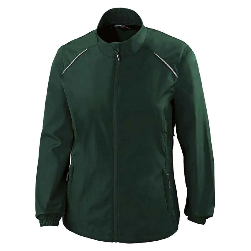 Core 365 Women's Forest Green Motivate Unlined Lightweight Jacket Faux Fur Fabric Real Fur Fabric Shearling Fabric Core 365 Women's Forest Green Motivate Unlined Lightweight Jacket Faux Fur Fabric Real Fur Fabric Shearling Fabric