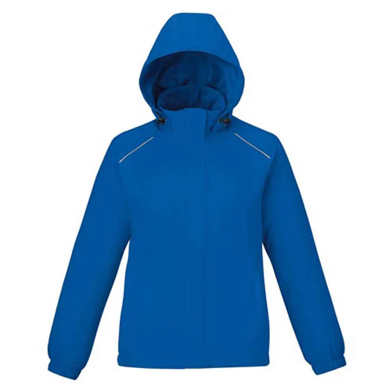 Core 365 Women's True Royal Brisk Insulated Jacket Fleece Fabric Down Fabric Feather Fabric Core 365 Women's True Royal Brisk Insulated Jacket Fleece Fabric Down Fabric Feather Fabric