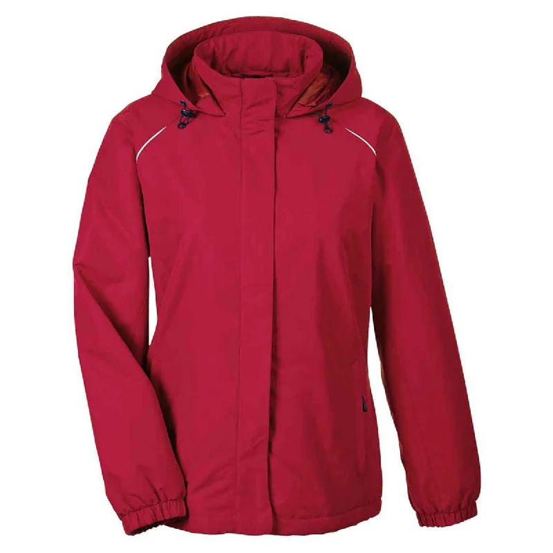 Core 365 Women's Classic Red Profile Fleece-Lined All-Season Jacket Denim Jacket Leather Jacket Suede Jacket Core 365 Women's Classic Red Profile Fleece-Lined All-Season Jacket Denim Jacket Leather Jacket Suede Jacket