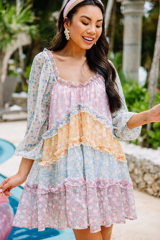 Anything For You Lavender Purple Ditsy Floral Mini Dress Fashionable Button-Front Mini Dress Anything For You Lavender Purple Ditsy Floral Mini Dress Fashionable Button-Front Mini Dress