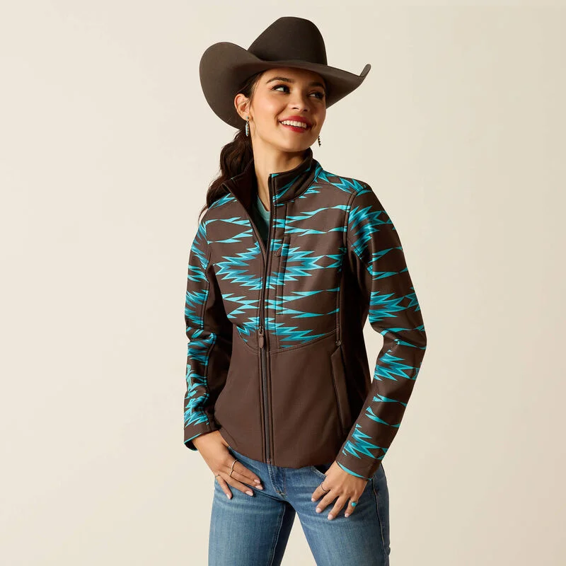 Ariat Women's Aurora Softshell Jacket 10052521 Print Jacket Jacquard Jacket Embroidered Jacket