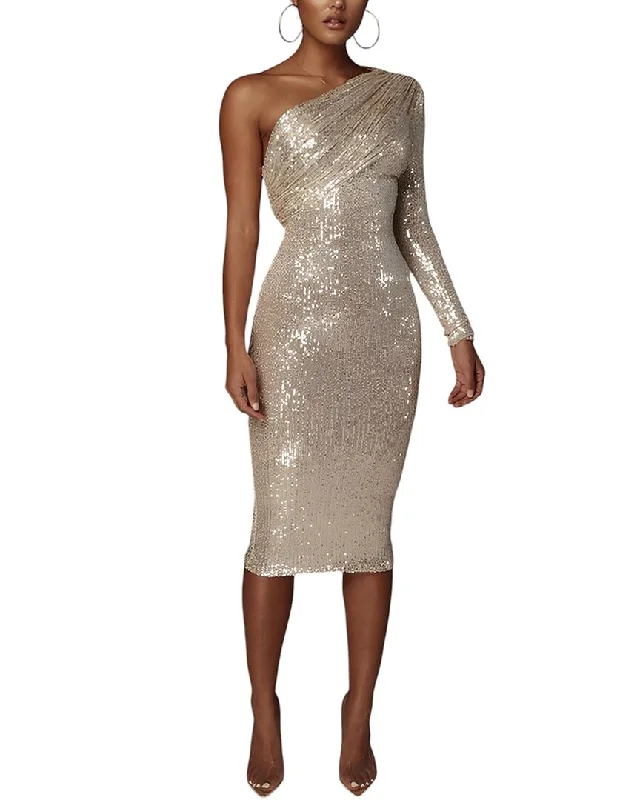 Adele Berto Mini Dress Fashionable Lace-Trim Mini Dress